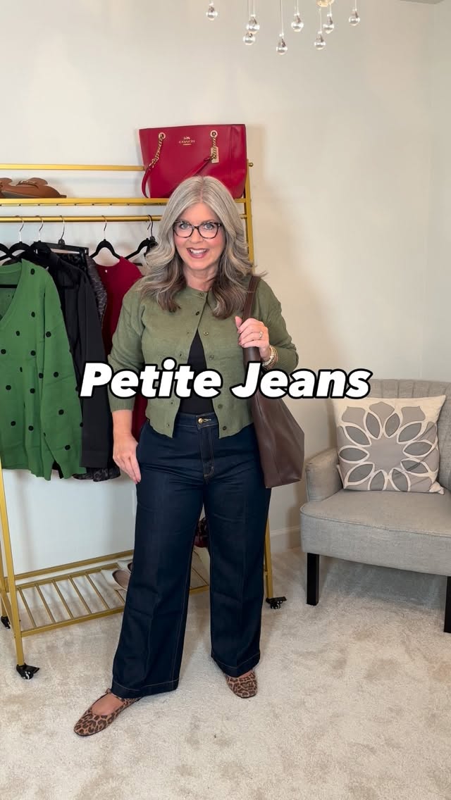 Instagram post by @simply.beth__ for LOFT. Caption reads: Petite jeans and pants from @loft. If you need....