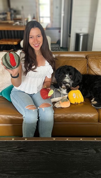 Instagram post by @claudetheportie for Lambwolf. Caption reads: My new @lambwolf.co toys are one in a melon!

They....