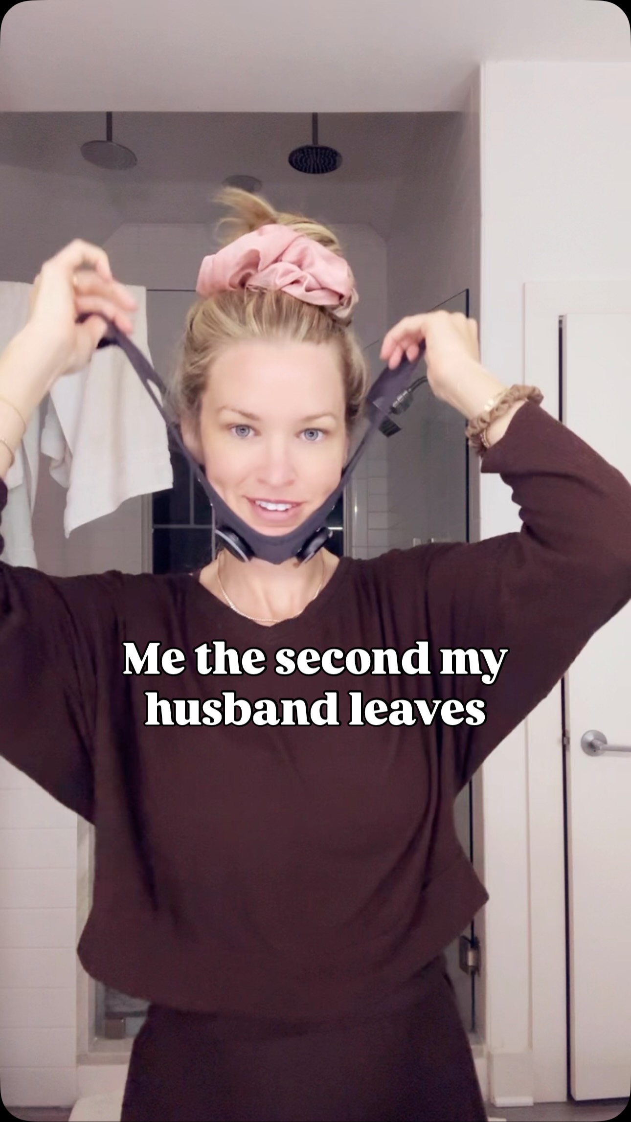 Instagram post by @bigkidproblems for PMD Beauty. Caption reads: Ok but worth it to feel this snatched 💁🏼‍♀️....