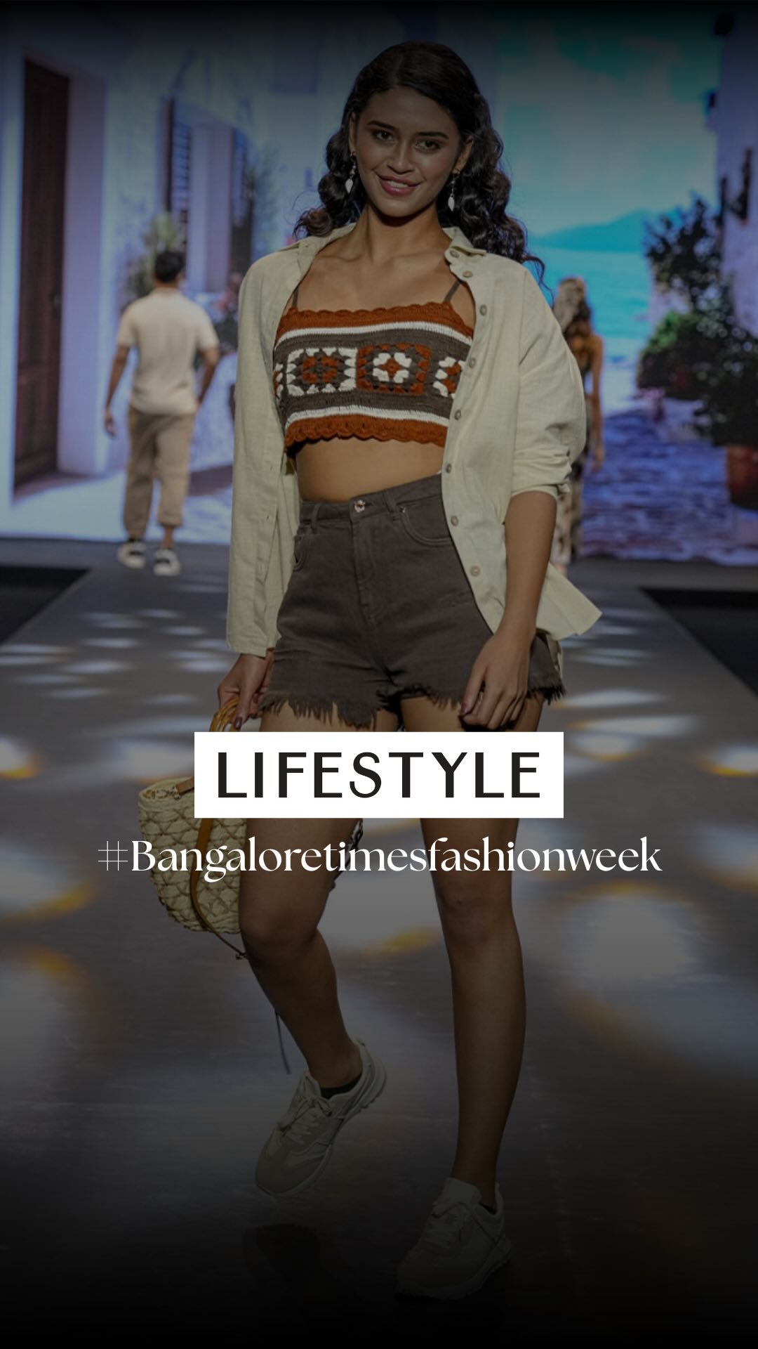 Instagram post by @timesfashionweek for Lifestyle Stores. Caption reads: A moment on the ramp, a statement for the season.....