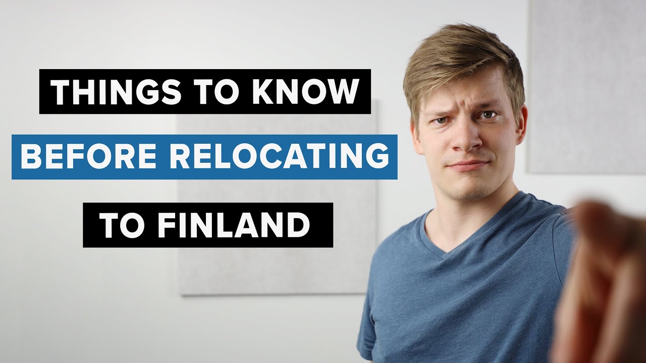 YouTube post by @RoadtoFinnish for Aarni. Caption reads: 5 Things That You NEED TO KNOW Before Moving To....