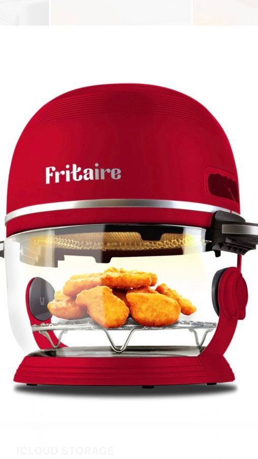 Instagram post by @anna_stylee_ for Fritaire. Caption reads: Cooking just got easier with the Fritaire Air....