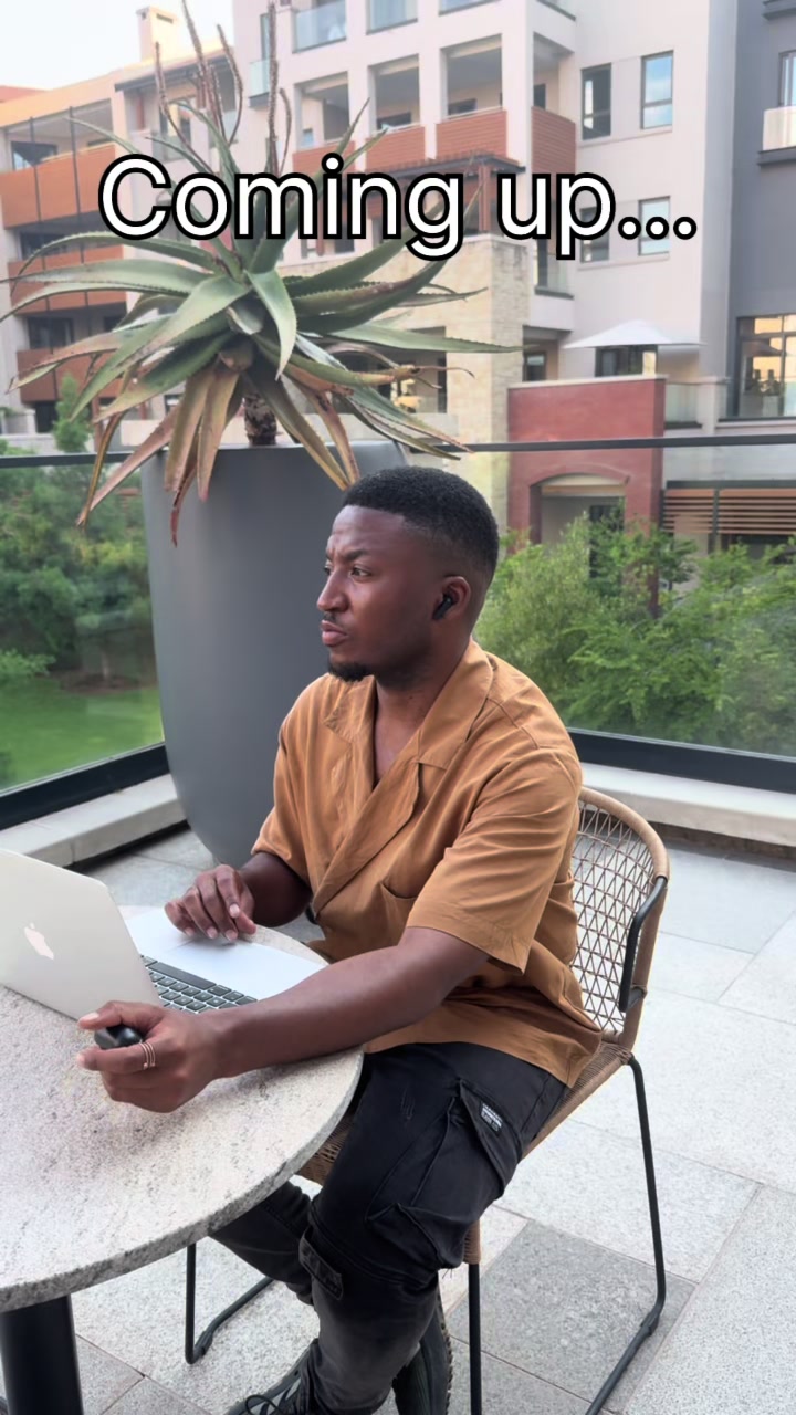 TikTok post by @athandwa_jentile for Sennheiser. Caption reads: Spring days that sound like balance 🌿 Between....