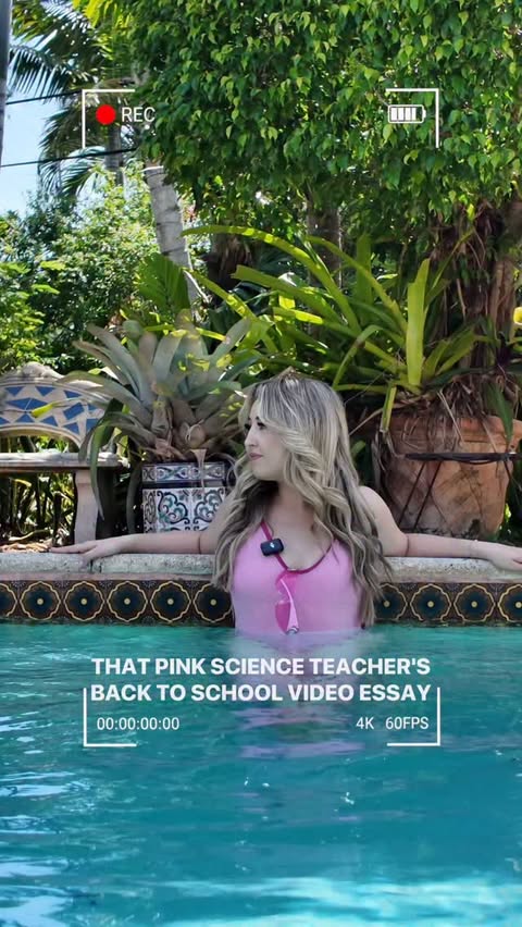 Instagram post by @thatpinkscienceteacher for Staples. Caption reads: [...] best back to school destination 💓📚 Staples....