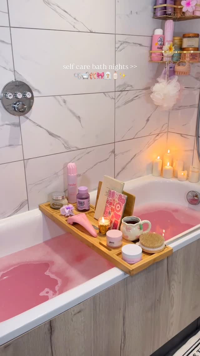 Instagram post by @byemmaleah for Diptyque. Caption reads: self care bath night....