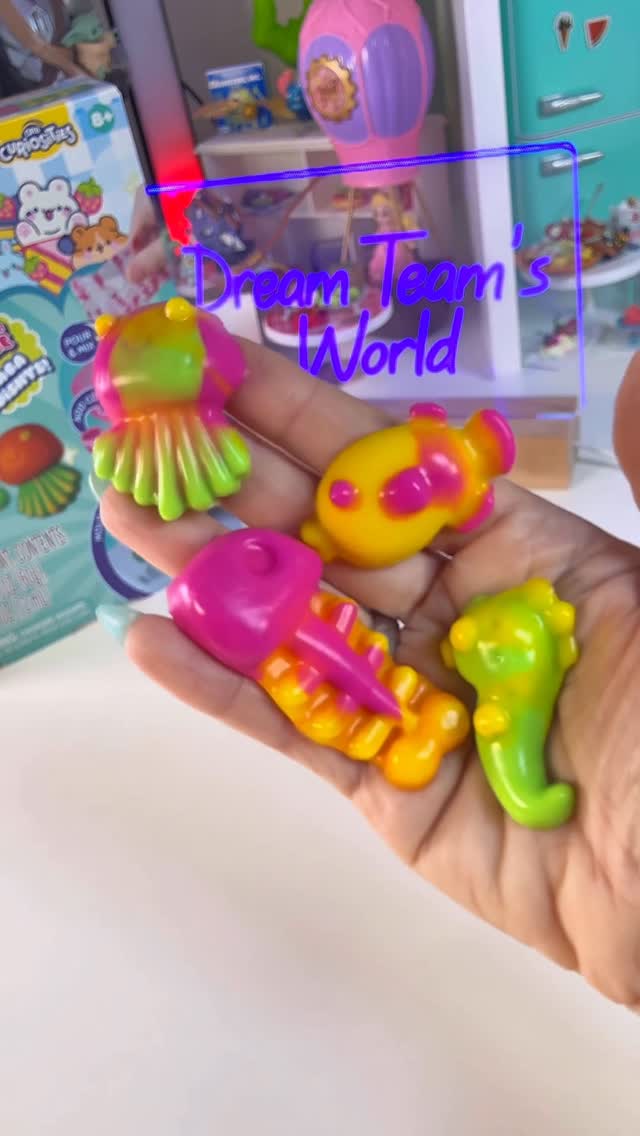 Instagram post by @dreamteamsworld for Five Below. Caption reads: Taba-Licious DIY Oceans #asmr #fivebelow #taba.