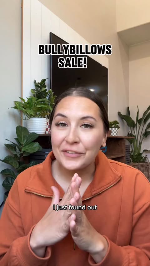 Instagram post by @duke.thebluepit for BullyBillows. Caption reads: The @bullybillows sale is SOOO good! 
Their....