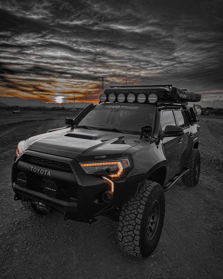 Instagram post by @tataro4runner for RinseKit. Caption reads: Make it happen....