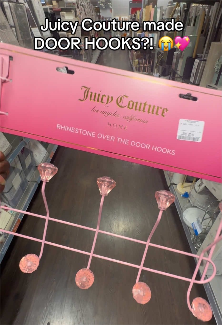 TikTok post by @kourteeyx for Juicy Couture. Caption reads: Juicy Couture really out here making door [...].