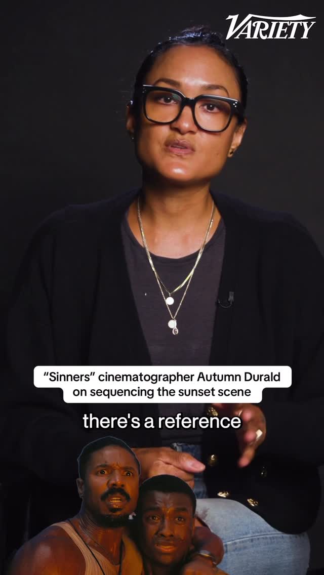 Instagram post by @addp for Variety. Caption reads: “Sinners” cinematographer Autumn Durald Arkapaw....