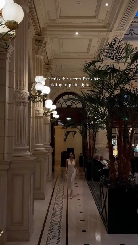 Instagram post by @heyhegia for InterContinental. Caption reads: [...] the Parisian hustle and bustle, the....