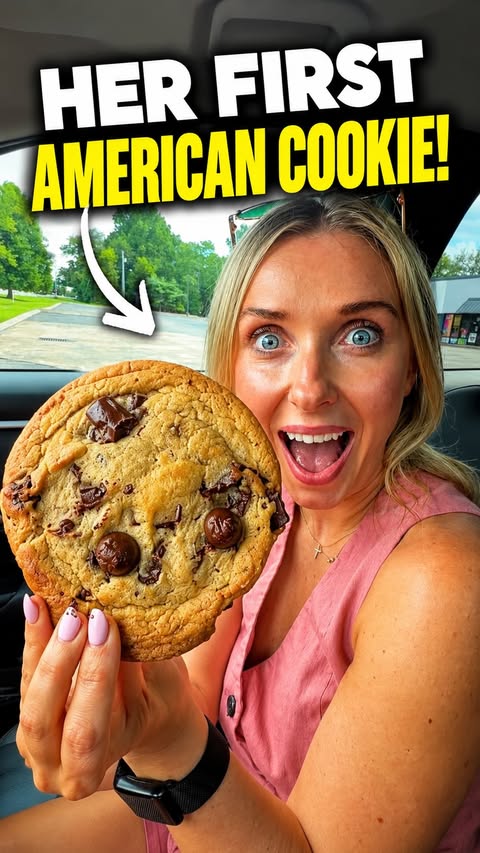 Instagram post by @riley.lemon for Insomnia Cookies. Caption reads: [...] cookies for the first time! 🍪....