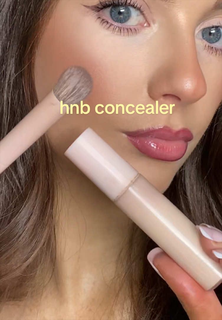 TikTok post by @njphome for HNB Cosmetics. Caption reads: the motherrr of concealers @HNB Cosmetics....