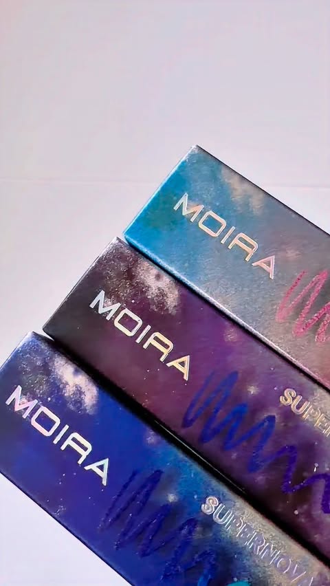 Instagram post by @ra_sha85 for MOIRA Cosmetics. Caption reads: [...] love these three #giftedbymoira....