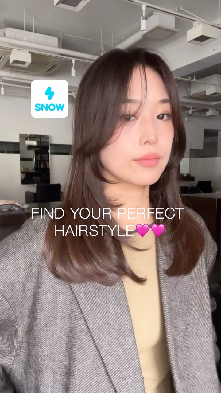 Instagram post by @mayo_ohashi for SNOW Japan. Caption reads: SNOWで出来るヘアコンサルで似合う髪型診断🌸

やることは、簡単な質問に答えて顔写真8枚撮るだけ....