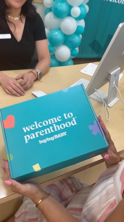 Instagram post by @sofis.mommyworld for buybuy BABY. Caption reads: I am so happy to share with you the box you can....