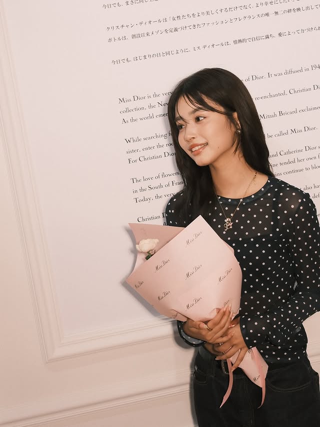Instagram post by @tanidalana_0316 for Dior. Caption reads: @diorbeauty @dior #MISSDIOR #DIORPARFUMS [...].