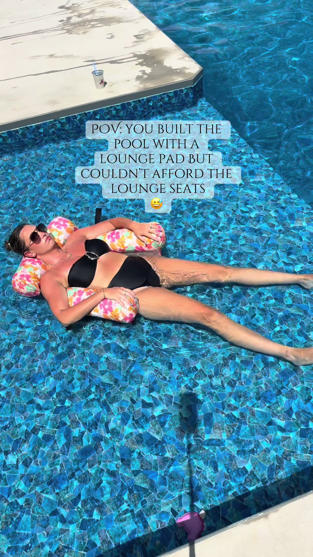 TikTok post by @keturah_rebekah for SLOOSH. Caption reads: I mean thank goodness for my @Sloosh floats....
