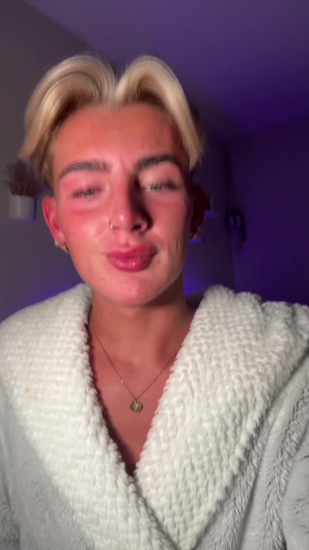 TikTok post by @kylejohnx for Laura Mercier. Caption reads: Grwm.. to celebrate my girls 19th!! I used....