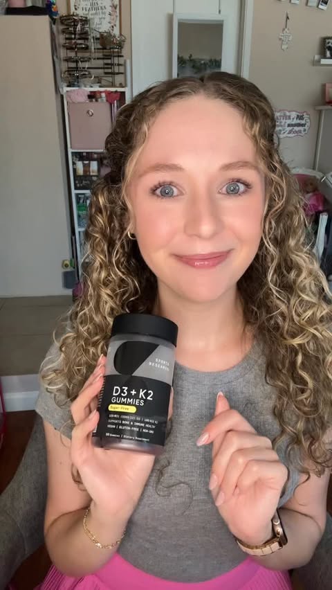 Instagram post by @allisonclaye for Sports Research. Caption reads: Upgrade your supplement habits!.