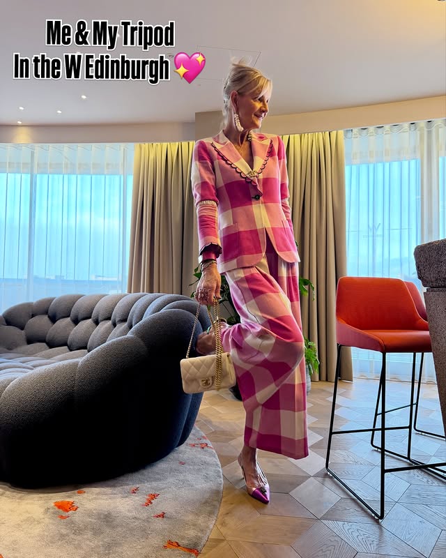 Instagram post by @mogzee_m for W Hotels. Caption reads: 💾Save for your next trip to Edinburgh 💋ad . You....