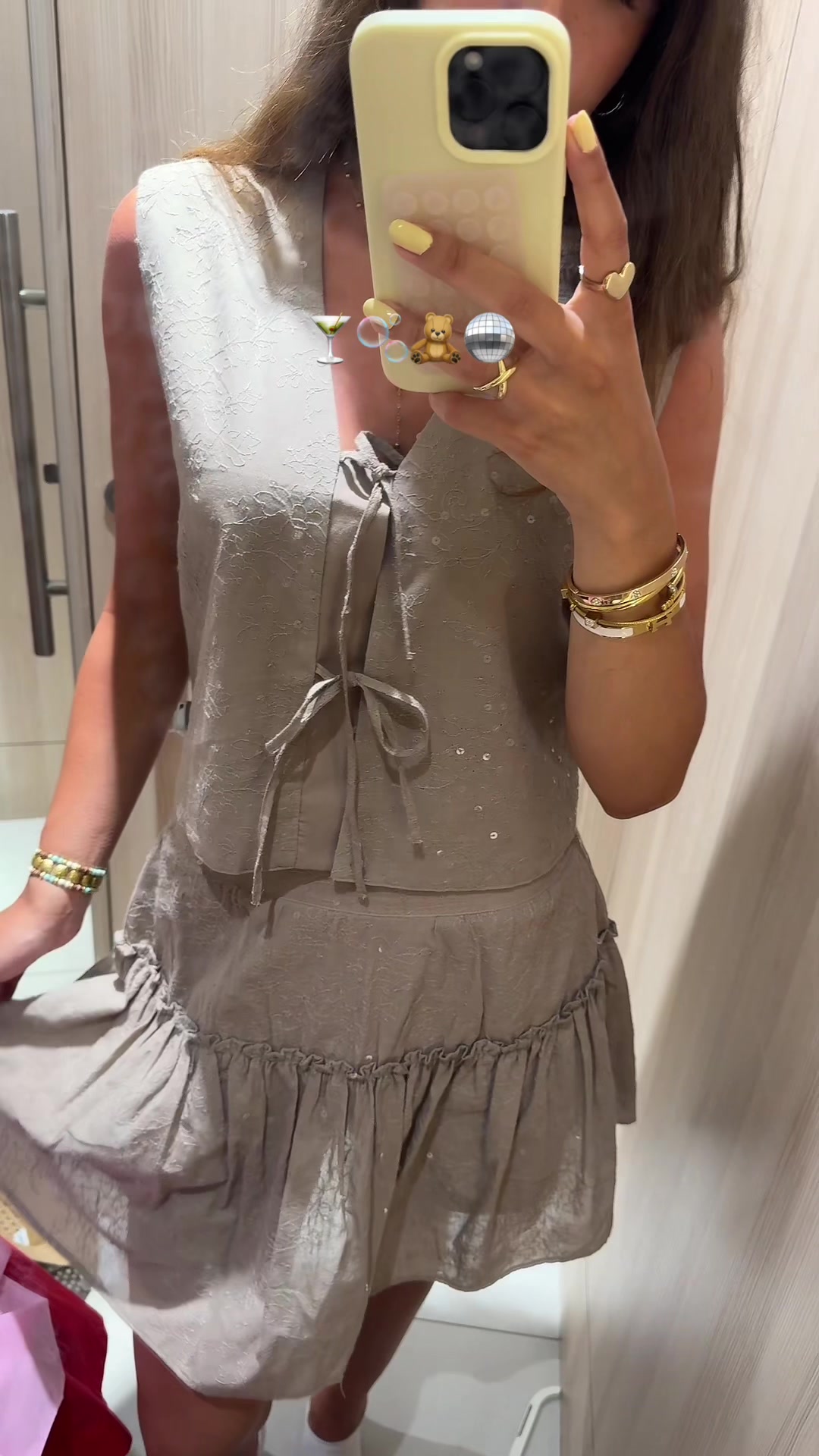 TikTok post by @lanoushiiii for LC Waikiki. Caption reads: Last one is my favvv! @LC Waikiki @lcwaikikiserbia....