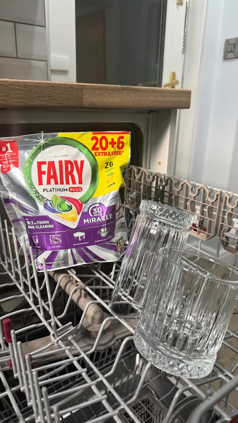 Instagram post by @bellathecavapoo20 for SuperSavvyMe. Caption reads: AD Trying the new Fairy Platinum plus miracle....