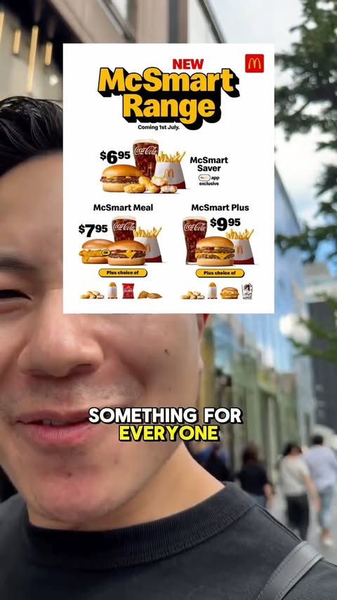 Instagram post by @eatwithkevin_ for McDonald's. Caption reads: [...] mark your calendars and get excited!....