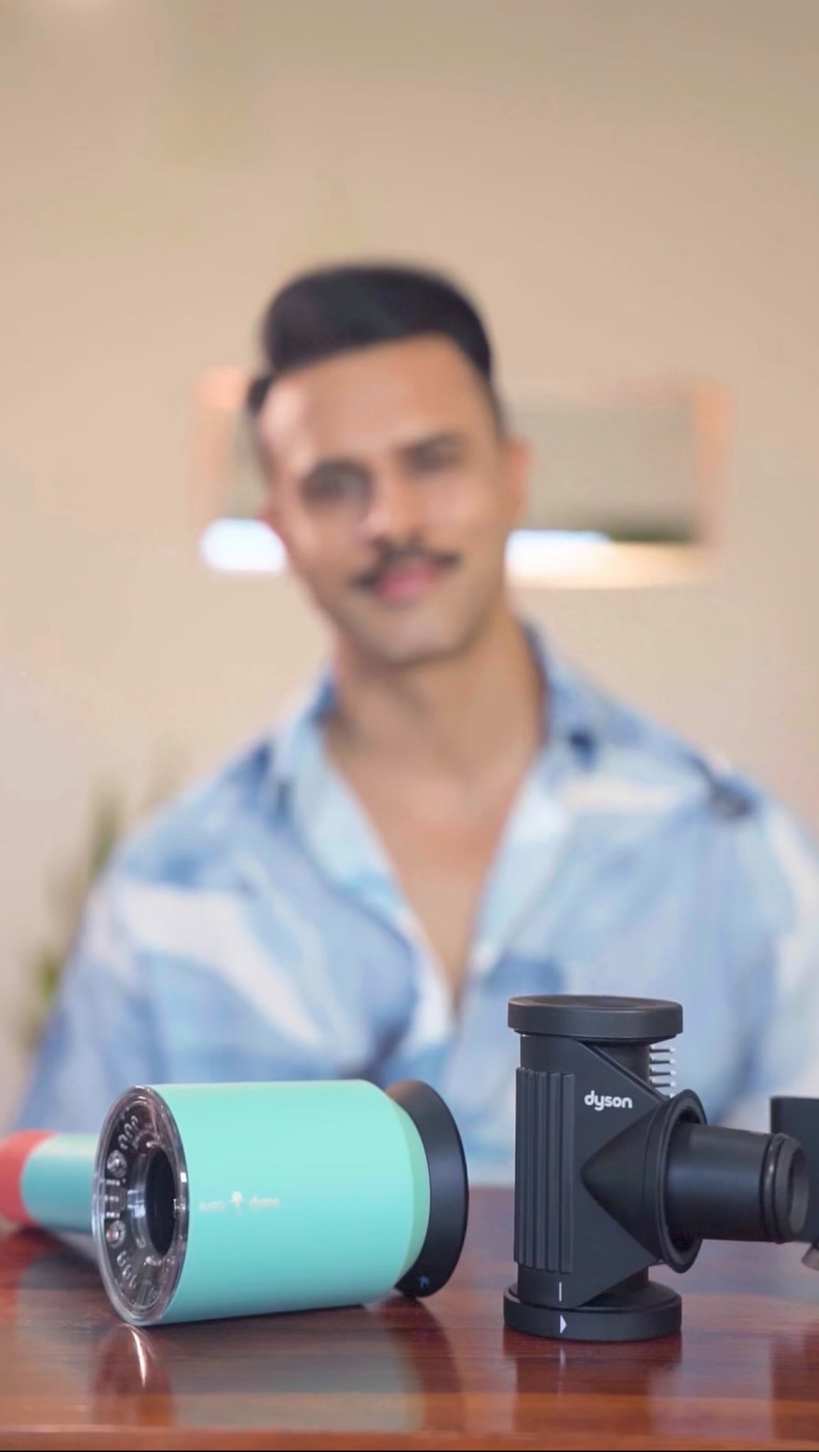 Instagram post by @hemann007 for Dyson. Caption reads: #Collaboration
This monsoon, let your hair thrive....