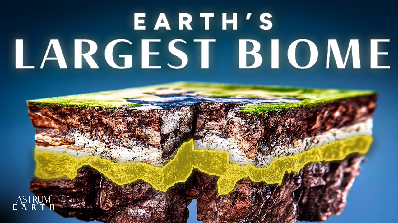 YouTube post by @AstrumEarth for NATURE. Caption reads: The Largest Biome on Earth Is a Place You’ve Never....