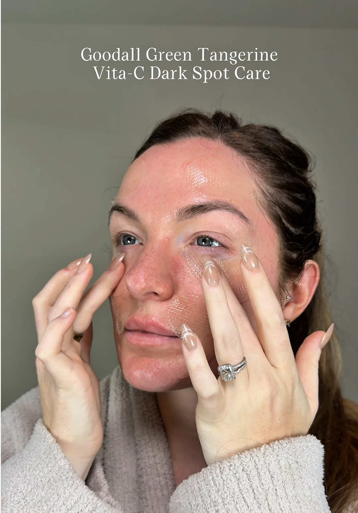 TikTok post by @sarahpdenning for Goodal USA. Caption reads: [...] scaries 😜 @cliocosmetics_global @goodal USA....