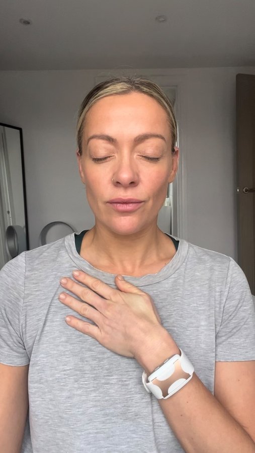 Instagram post by @cherryhealey for Healf. Caption reads: [...] transform your day. Available from....