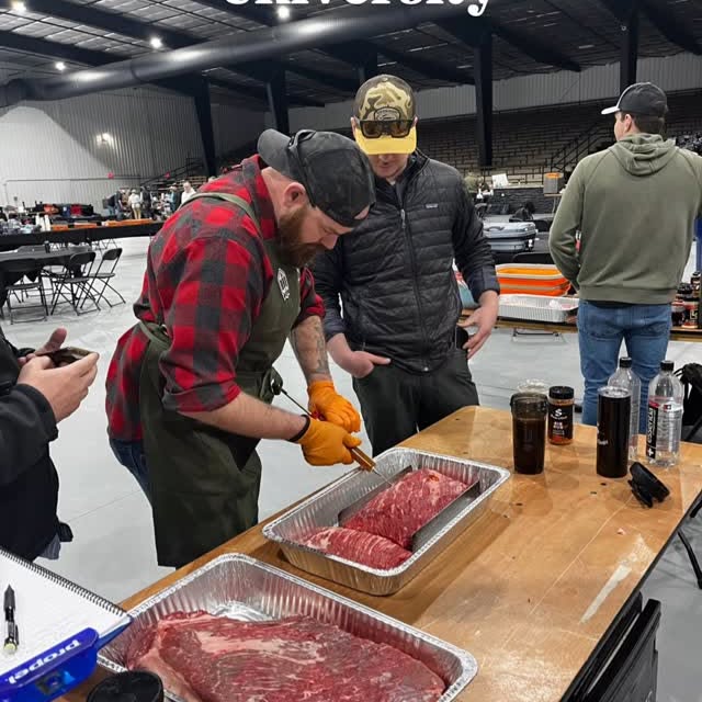 Instagram post by @bbqspot for SCHEELS. Caption reads: 2025 @scheelssports BBQ University was another....
