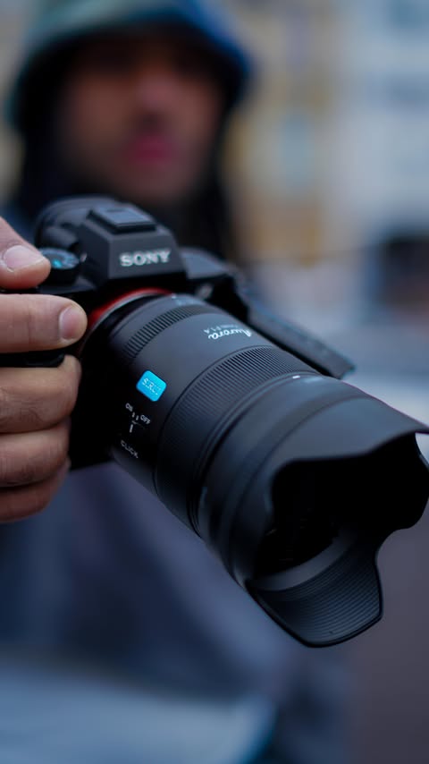 Instagram post by @alexmekawy for SIRUI Imaging. Caption reads: [...] about visuals, this one’s a must. 🎥....