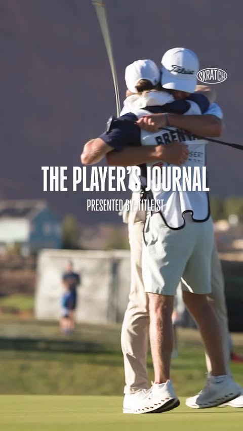 Instagram post by @m.brennan22 for Titleist. Caption reads: [...] in this Player’s Journal presented by....