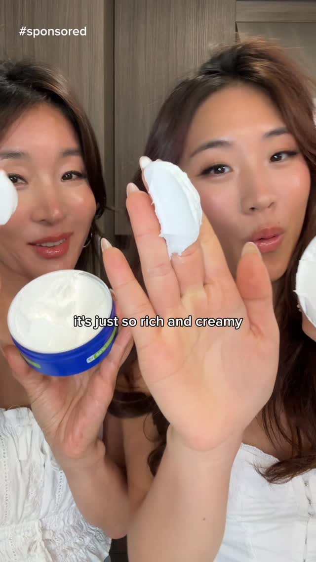 Instagram post by @aylenpark for NIVEA USA. Caption reads: Does anyone else’s mom also use these tins as....