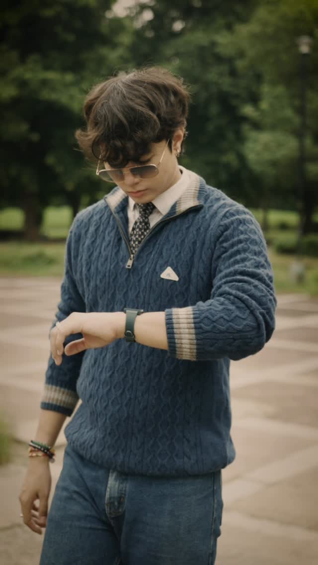 Instagram post by @prathamgurung_ for Swatch. Caption reads: Proof that details make the look. ✨

#swatch....