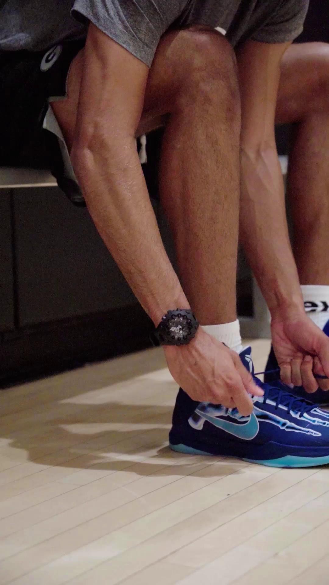 Instagram post by @asanewell for G-SHOCK. Caption reads: Every second counts, pre-draft flashback powered G....