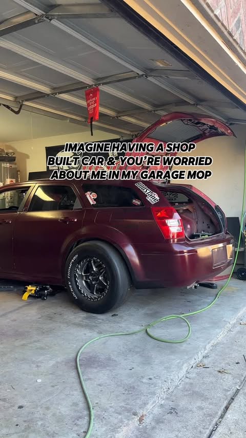 Instagram post by @srt_scarlette for Nitrous Outlet. Caption reads: And if it ain’t built, I don’t want to hear it 😳....