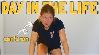 YouTube post by @allie_ostrander for Oiselle. Caption reads: The Hardest Part of Being A Pro Runner.