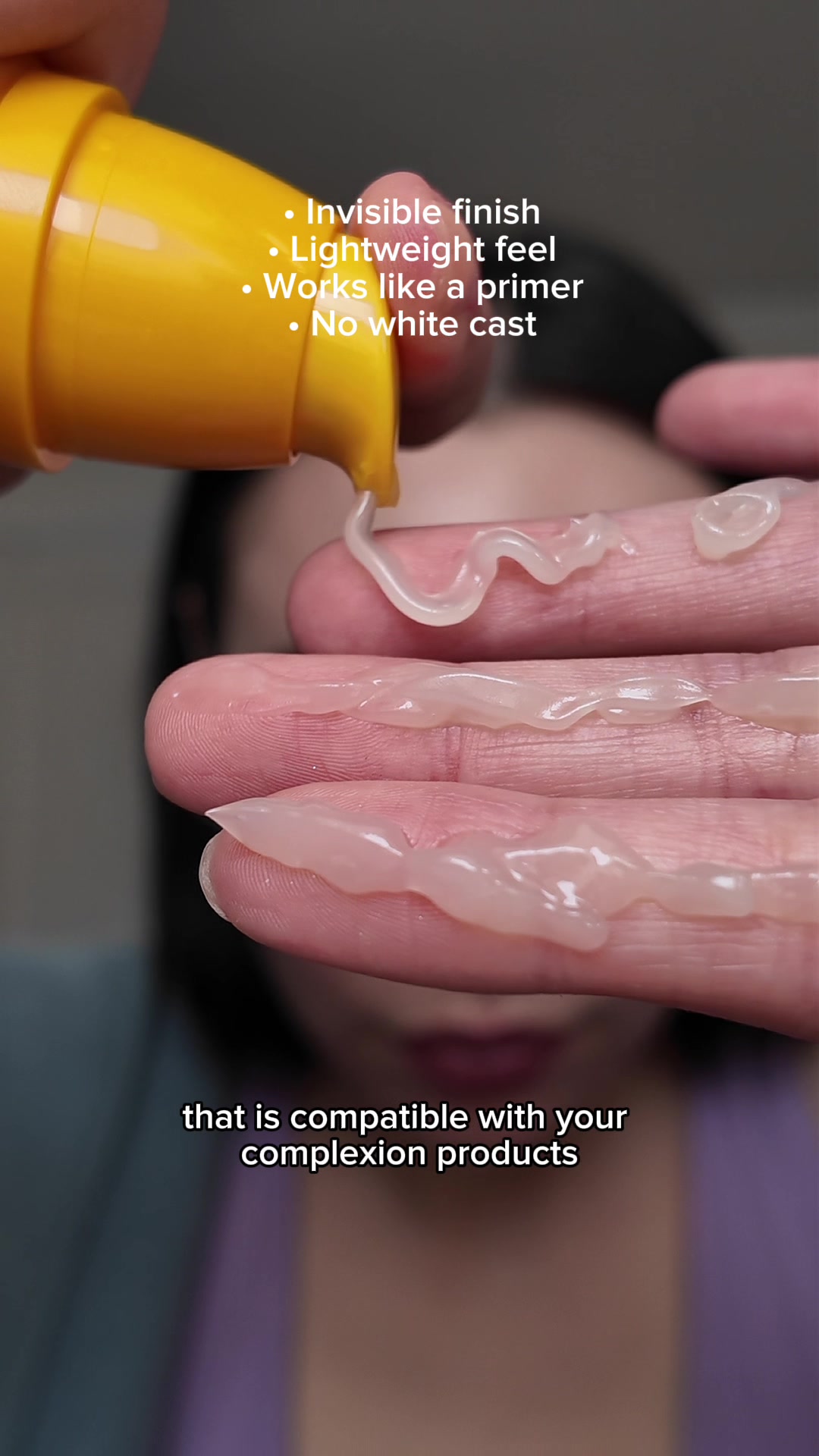 TikTok post by @jazlmao for Anua Store US. Caption reads: [...] compromise your makeup base! The @Anua Store....
