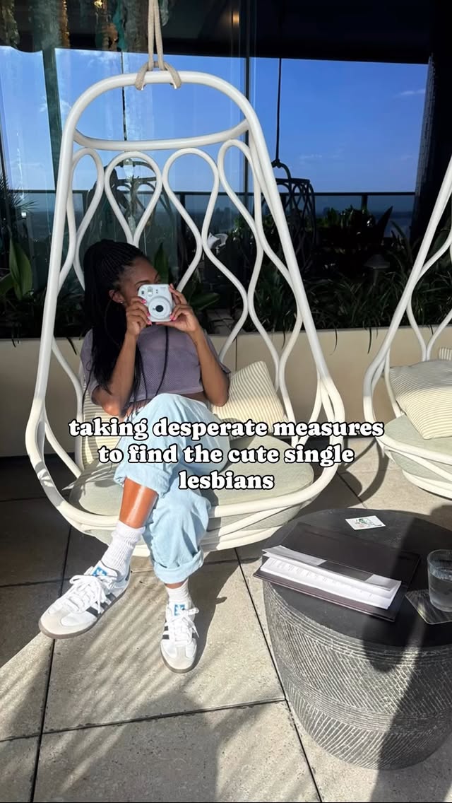 Instagram post by @krystian_gabrielle for GAY TIMES. Caption reads: by air, by land, by sea…where might they be? lemme....