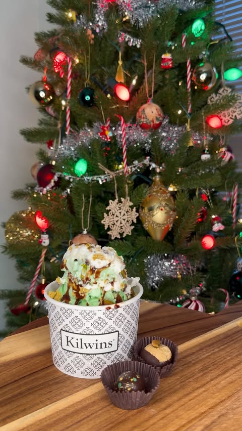 Instagram post by @rachel.corridean for Kilwins. Caption reads: [...] the store locator + to learn more about....