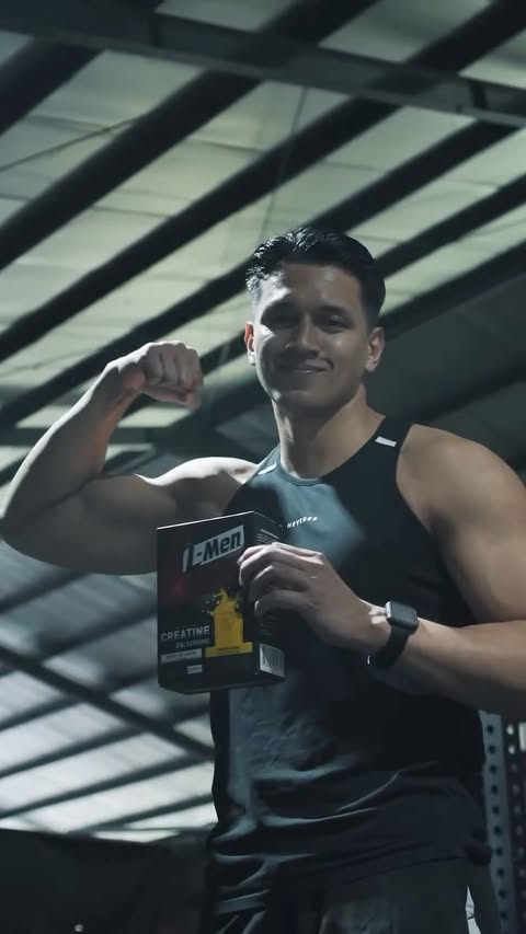 Instagram post by @galankgunawan for L-Men. Caption reads: [...] Stop buang workout. Train stronger with....