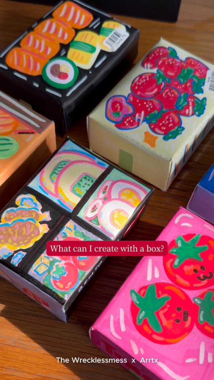 Instagram post by @the.wrecklessmess for Arrtx. Caption reads: [...] acrylic markers. 

I am so grateful to....