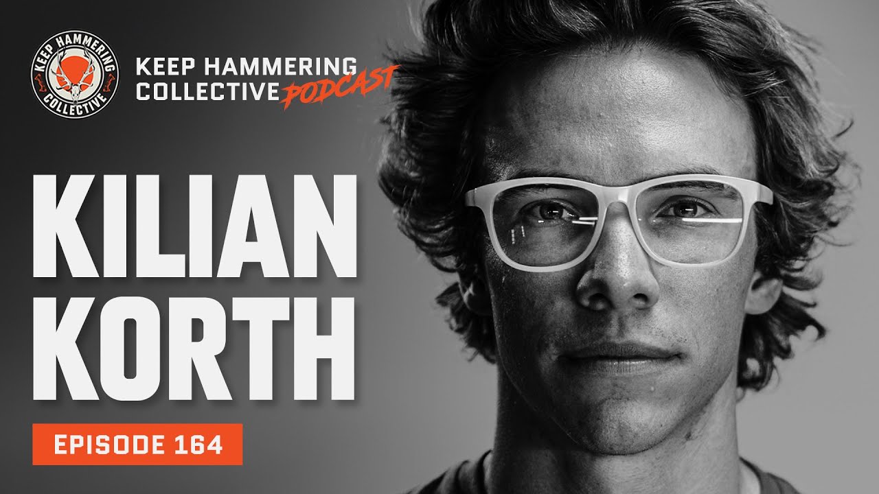 YouTube post by @cameronhanes for MTN OPS. Caption reads: Kilian Korth | Keep Hammering Collective | Episode....