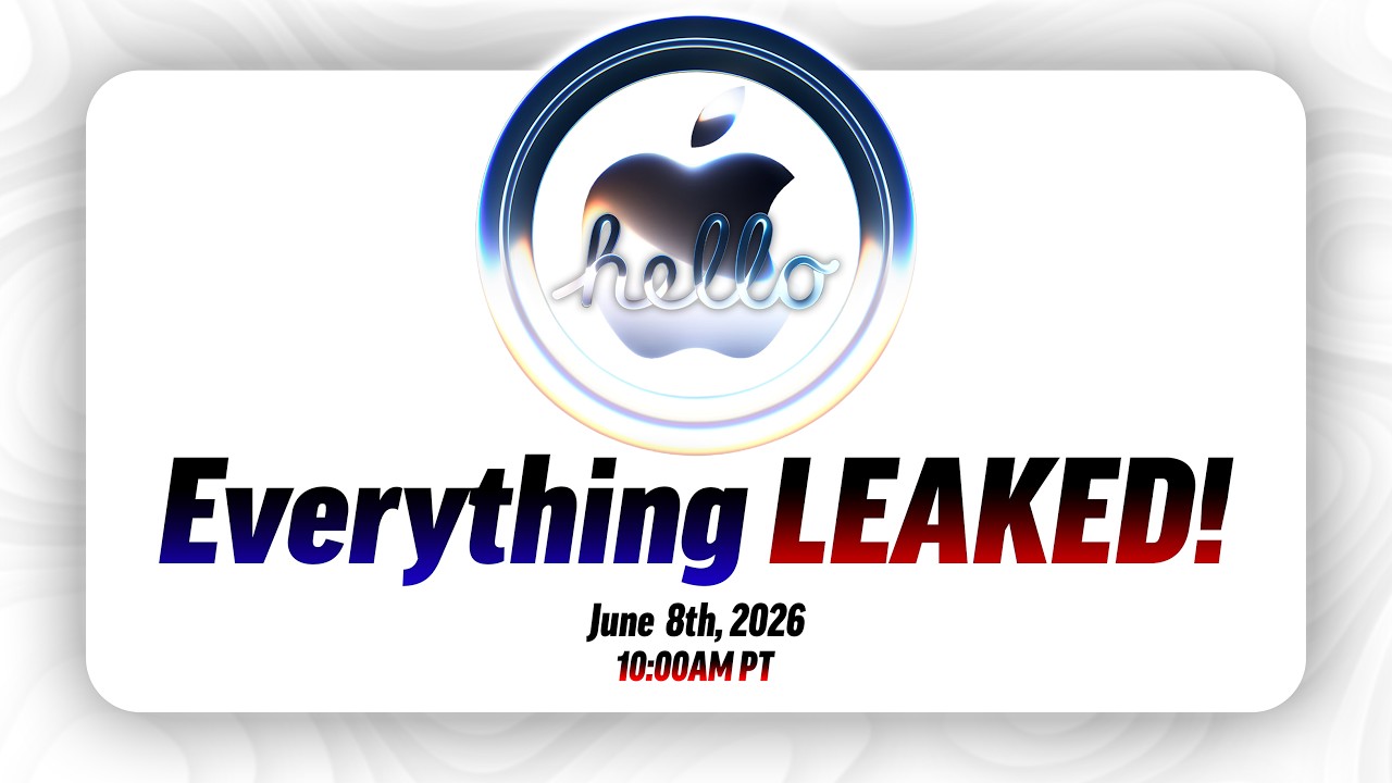 YouTube post by @MaxTechOfficial for B&H EDU Advantage. Caption reads: WWDC is SPOILED: 10 Last-minute Leaks!.