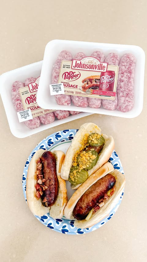 Instagram post by @_growinglittlehumans_ for Johnsonville. Caption reads: [...] away? 😂👇 Find it near you: [ ]....