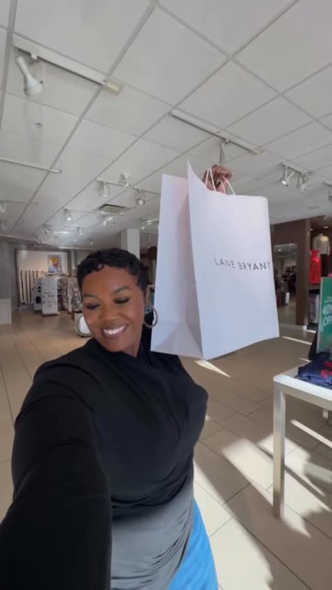 Instagram post by @thenitadanielle for Lane Bryant. Caption reads: The @LaneBryant x Cacique Semi-Annual Sale is here....