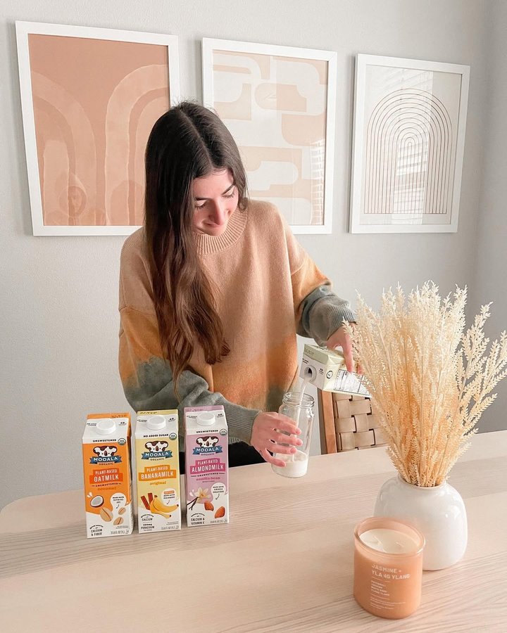 Instagram post by @coastandcovey for Mooala. Caption reads: We have been loving @mooala_koala organic....